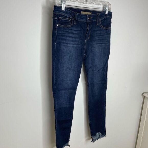 Joe’s Jeans Step Hem Skinny Jeans Women's Size 29 (30x27) Mid-Rise Dark Wash - Picture 5 of 10